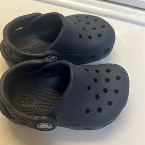 Crocs. Size C4. Excellent used condition. Color Dark Grey. Smoke-free home.